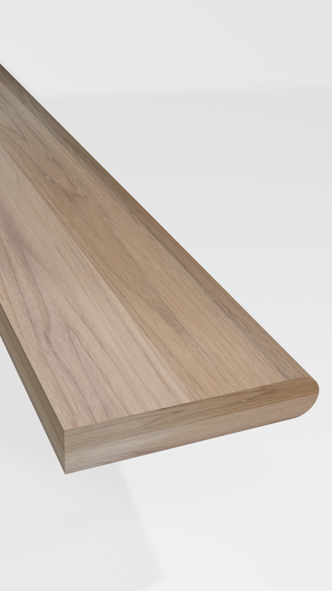 3/4" Walnut Landing Tread