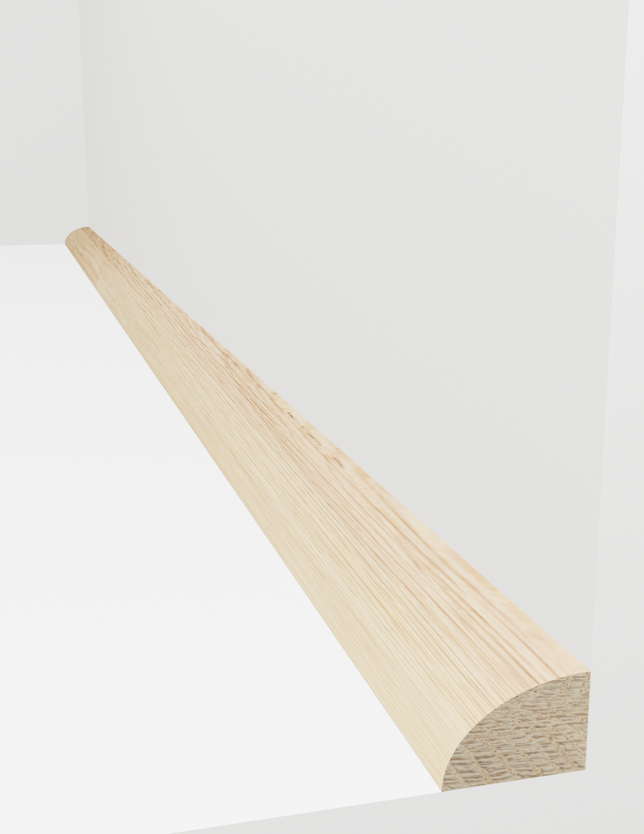 White Oak Quarter Round Molding – Hardwood Stairs Direct