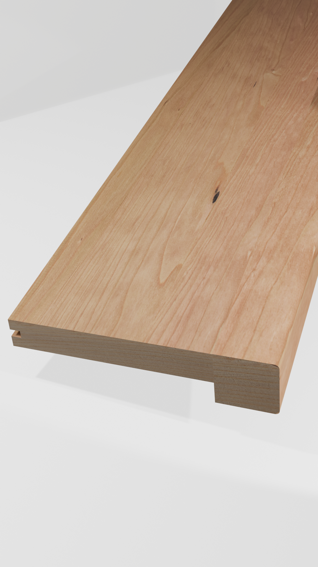 1" American Cherry Landing Tread