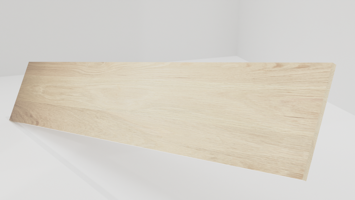 White Oak Stair Riser – Hardwood Stairs Direct